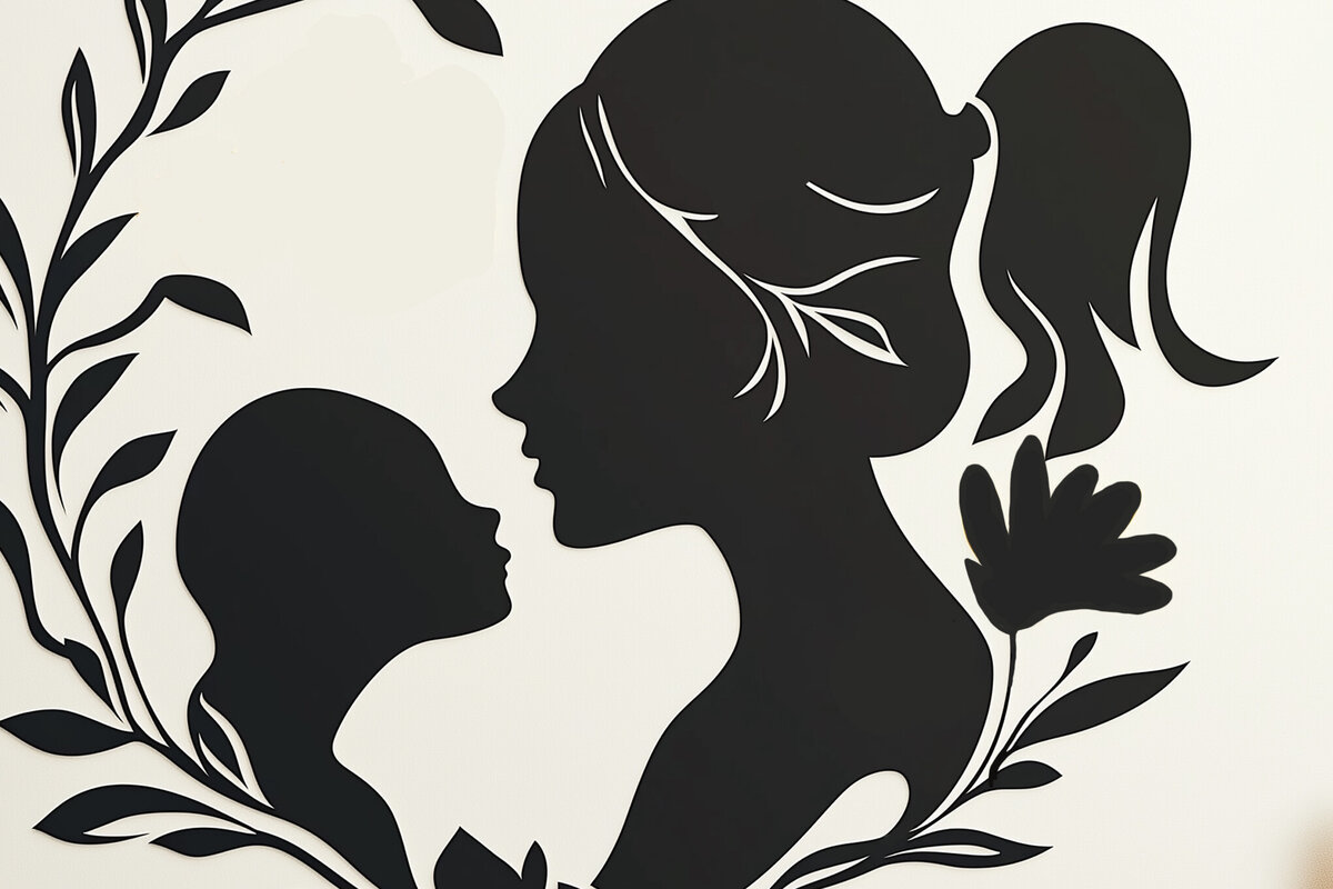 Intra απο ξύλο plywood 3mm-4mm πάχος – Paper Cut Mother’s Day Δίασταση  20x20 cm INTRAFABR-117424047