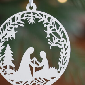 Intra απο ξύλο plywood 3mm-4mm πάχος – Χαρτοκομμένα Στολίδια Γέννησης Δίασταση  20x20 cm INTRAFABR-107898915