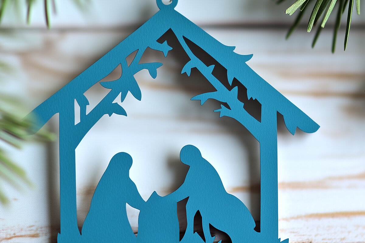 Intra απο ξύλο plywood 3mm-4mm πάχος – Χαρτοκομμένα Στολίδια Γέννησης Δίασταση  20x20 cm INTRAFABR-107898990