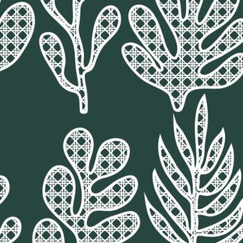 Intra απο ξύλο plywood 3mm-4mm πάχος – Πακέτο Paper Cut Organic Plants Δίασταση  20x20 cm INTRAFABR-65787106 - Image 1