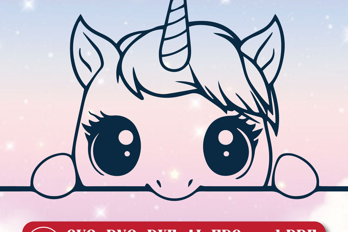 Intra απο ξύλο plywood 3mm-4mm πάχος – Paper Cut Peeking Unicorn Δίασταση  20x20 cm INTRAFABR-107611743