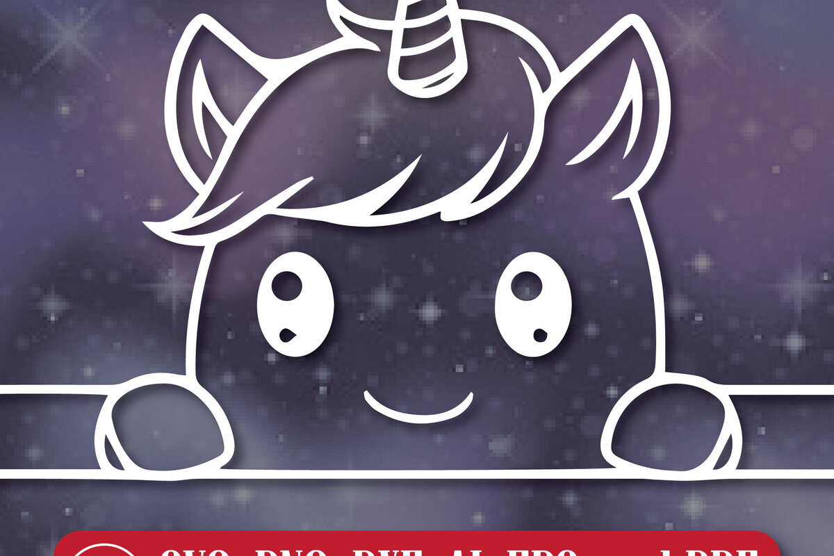 Intra απο ξύλο plywood 3mm-4mm πάχος – Paper Cut Peeking Unicorn Δίασταση  20x20 cm INTRAFABR-107612106