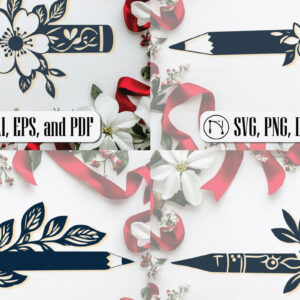 Intra απο ξύλο plywood 3mm-4mm πάχος – Χάρτινο μολύβι με λουλούδια πακέτο Δίασταση  20x20 cm INTRAFABR-104761414