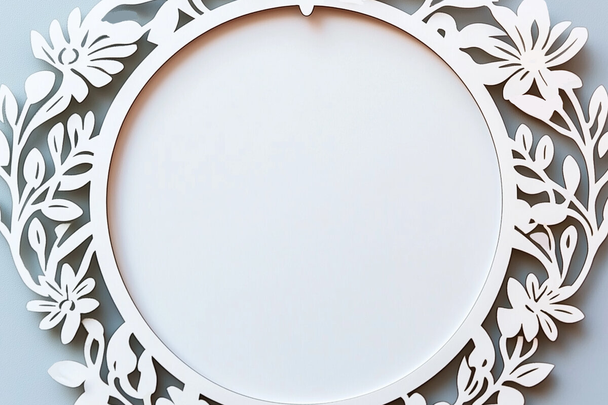 Intra απο ξύλο plywood 3mm-4mm πάχος – Paper Cut Photo Frames Δίασταση  45x45 cm INTRAFABR-116080093