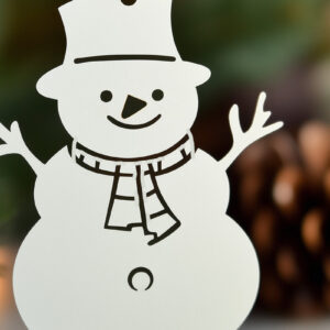 Intra απο ξύλο plywood 3mm-4mm πάχος – Paper Cut Snowman Δίασταση 20x20 cm INTRAFABR-107803082
