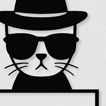 Intra απο ξύλο plywood 3mm-4mm πάχος – Paper Cut Split Cat Monogram Bundle Δίασταση  20x20 cm INTRAFABR-120035528 - Image 6