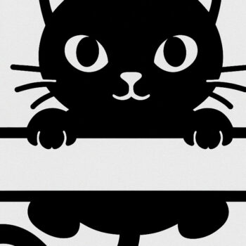 Intra απο ξύλο plywood 3mm-4mm πάχος – Paper Cut Split Cat Monogram Bundle Δίασταση  20x20 cm INTRAFABR-120035528 - Image 10