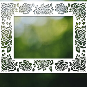 Intra απο ξύλο plywood 3mm-4mm πάχος – Paper Cut Spring Κορνίζα φωτογραφιών Δίασταση  20x20 cm INTRAFABR-114737559