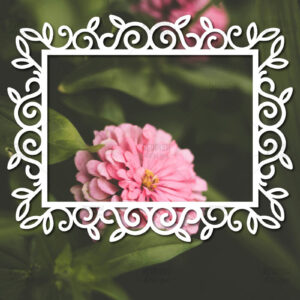 Intra απο ξύλο plywood 3mm-4mm πάχος – Paper Cut Spring Κορνίζα φωτογραφιών Δίασταση 20x20 cm INTRAFABR-114737211