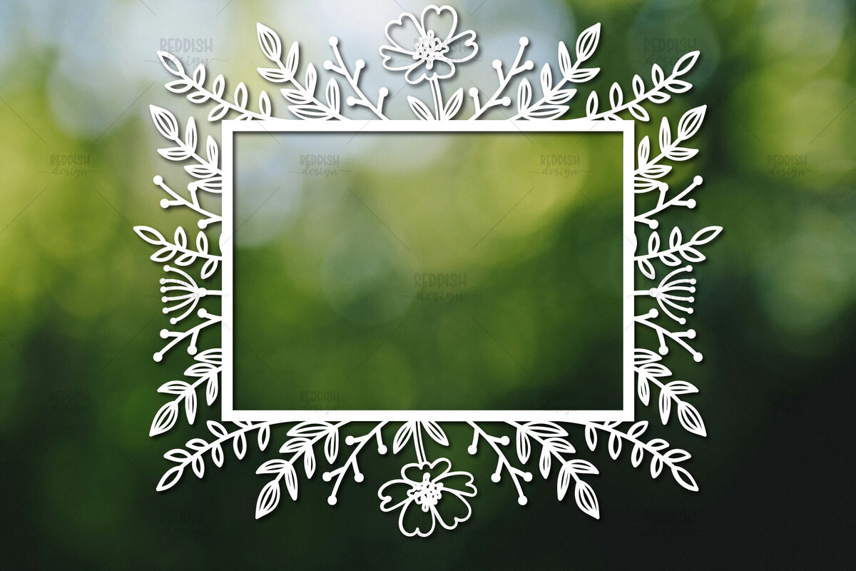 Intra απο ξύλο plywood 3mm-4mm πάχος – Paper Cut Spring Κορνίζα φωτογραφιών Δίασταση  20x20 cm INTRAFABR-114737241