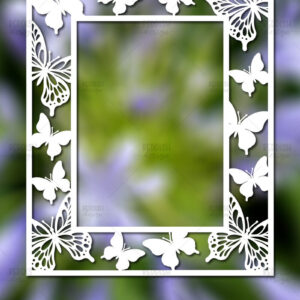 Intra απο ξύλο plywood 3mm-4mm πάχος – Paper Cut Spring Κορνίζα φωτογραφιών Δίασταση 20x20 cm INTRAFABR-114737191