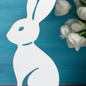 Intra απο ξύλο plywood 3mm-4mm πάχος – Paper Cut Standing Bunny Δίασταση  20x20 cm INTRAFABR-116118528