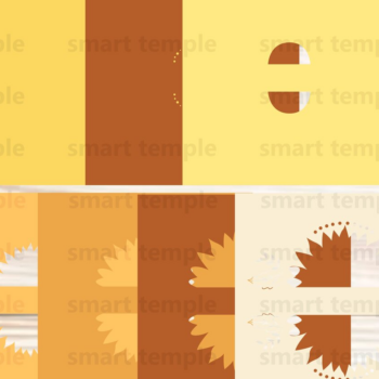 Intra απο ξύλο plywood 3mm-4mm πάχος – Χαρτί κομμένο Sunflower, Shadow Box Δίασταση  20x20 cm INTRAFABR-75484457 - Image 2