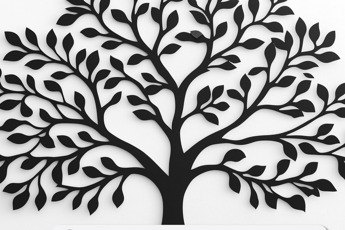 Intra απο ξύλο plywood 3mm-4mm πάχος – Διακόσμηση τοίχου δέντρου σε χαρτί Δίασταση  40x30 cm INTRAFABR-108529748