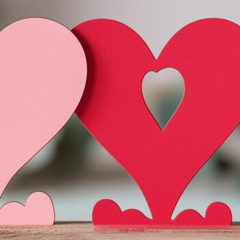 Intra απο ξύλο plywood 3mm-4mm πάχος – Paper Cut Valentine Decor BBundle Δίασταση  20x20 cm INTRAFABR-112570241 - Image 3
