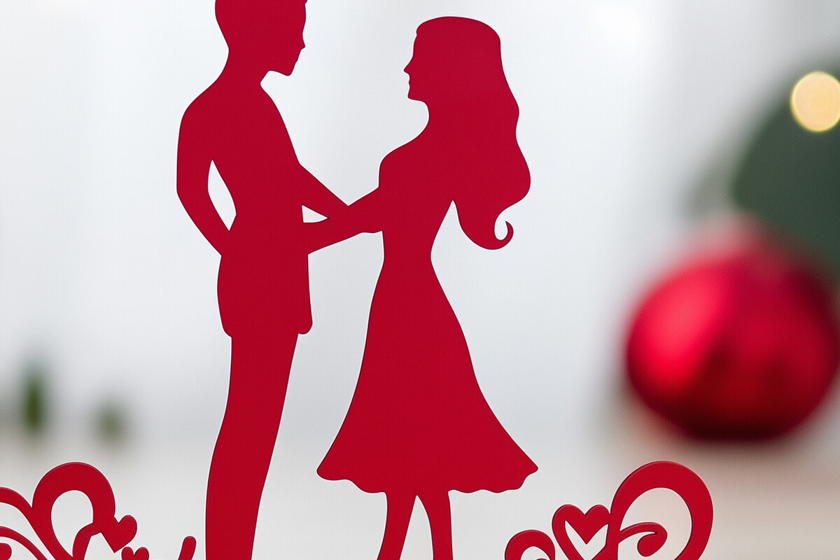 Intra απο ξύλο plywood 3mm-4mm πάχος – Paper Cut Valentine Decor Δίασταση  20x20 cm INTRAFABR-112558535