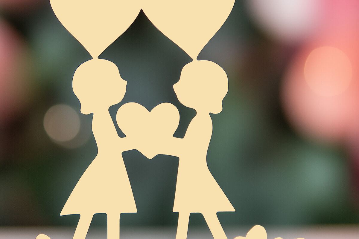 Intra απο ξύλο plywood 3mm-4mm πάχος – Paper Cut Valentine Decor Δίασταση  20x20 cm INTRAFABR-112569391