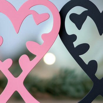 Intra απο ξύλο plywood 3mm-4mm πάχος – Paper Cut Valentine Decor Δίασταση  20x20 cm INTRAFABR-112570047 - Image 1