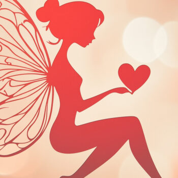 Intra απο ξύλο plywood 3mm-4mm πάχος – Πακέτο Paper Cut Valentine Fairy Δίασταση  20x20 cm INTRAFABR-112813733 - Image 2