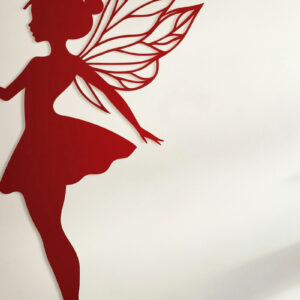 Intra απο ξύλο plywood 3mm-4mm πάχος – Paper Cut Valentine Fairy Δίασταση  20x20 cm INTRAFABR-112797522