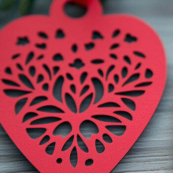 Intra απο ξύλο plywood 3mm-4mm πάχος – Χαρτί κοπή Ετικέτες δώρου για τον Άγιο Βαλεντίνο Δίασταση  20x20 cm INTRAFABR-112750427 - Image 1