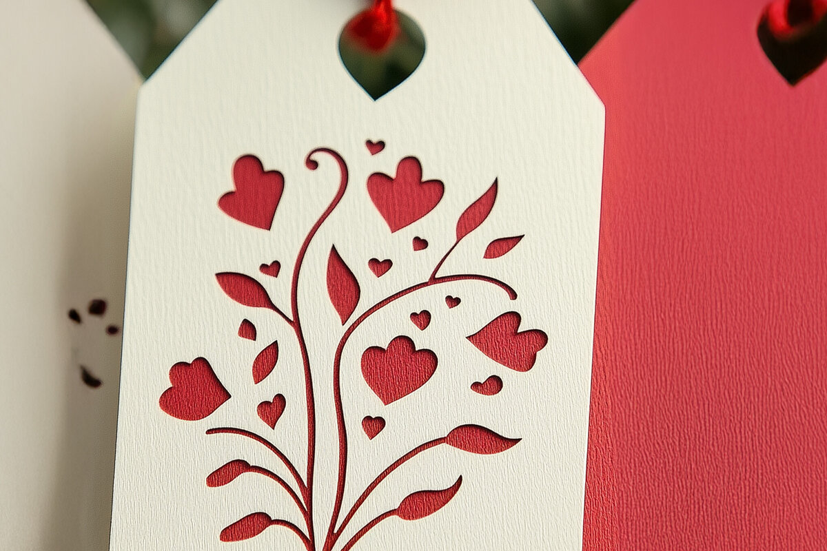 Intra απο ξύλο plywood 3mm-4mm πάχος – Χαρτί κοπή Ετικέτες δώρου για τον Άγιο Βαλεντίνο Δίασταση  20x20 cm INTRAFABR-112750787