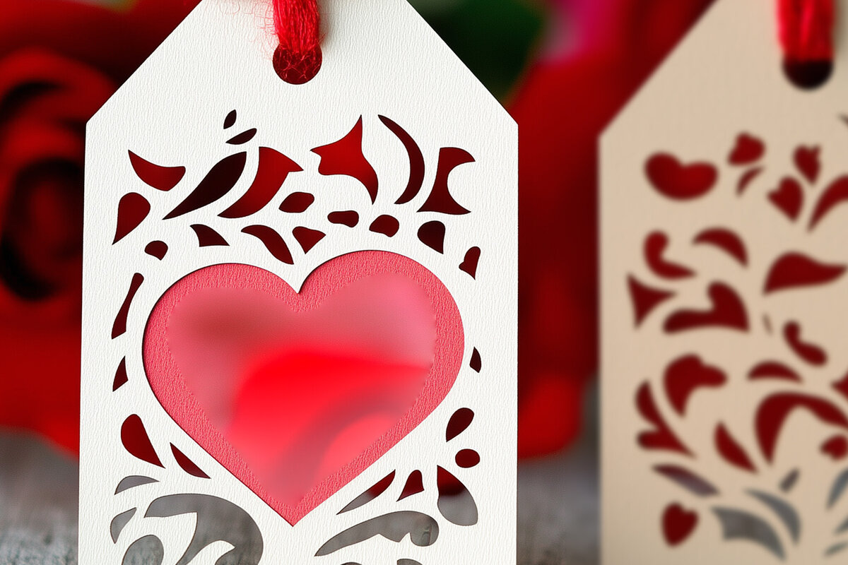 Intra απο ξύλο plywood 3mm-4mm πάχος – Χαρτί κοπή Ετικέτες δώρου για τον Άγιο Βαλεντίνο Δίασταση  20x20 cm INTRAFABR-112754044