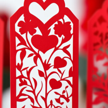 Intra απο ξύλο plywood 3mm-4mm πάχος – Κόψιμο χαρτιού δώρου Αγίου Βαλεντίνου Πακέτο Δίασταση  20x20 cm INTRAFABR-112755664 - Image 9