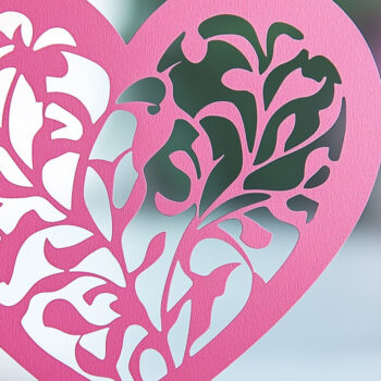 Intra απο ξύλο plywood 3mm-4mm πάχος – Πακέτο Paper Cut Valentine Hearts Δίασταση 20x20 cm INTRAFABR-112519566 - Image 4