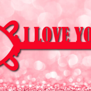 Intra απο ξύλο plywood 3mm-4mm πάχος – Αρχείο σχεδίασης κλειδιού Valentine Cut Paper Δίασταση  20x20 cm INTRAFABR-23994080