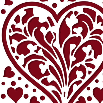 Intra απο ξύλο plywood 3mm-4mm πάχος – Πακέτο Card Valentine's Cut Paper Cut Δίασταση 20x20 cm INTRAFABR-113995525 - Image 4