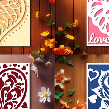 Intra απο ξύλο plywood 3mm-4mm πάχος – Πακέτο Card Valentine's Cut Paper Cut Δίασταση 20x20 cm INTRAFABR-113995525 - Image 14
