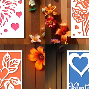 Intra απο ξύλο plywood 3mm-4mm πάχος – Πακέτο Card Valentine's Cut Paper Cut Δίασταση 20x20 cm INTRAFABR-113995525 - Image 15