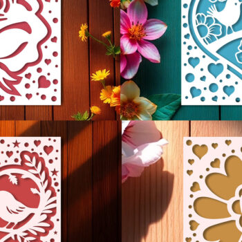 Intra απο ξύλο plywood 3mm-4mm πάχος – Πακέτο Card Valentine's Cut Paper Cut Δίασταση 20x20 cm INTRAFABR-113995525 - Image 16