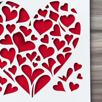 Intra απο ξύλο plywood 3mm-4mm πάχος – Πακέτο Card Valentine's Cut Paper Cut Δίασταση 20x20 cm INTRAFABR-112461102 - Image 5