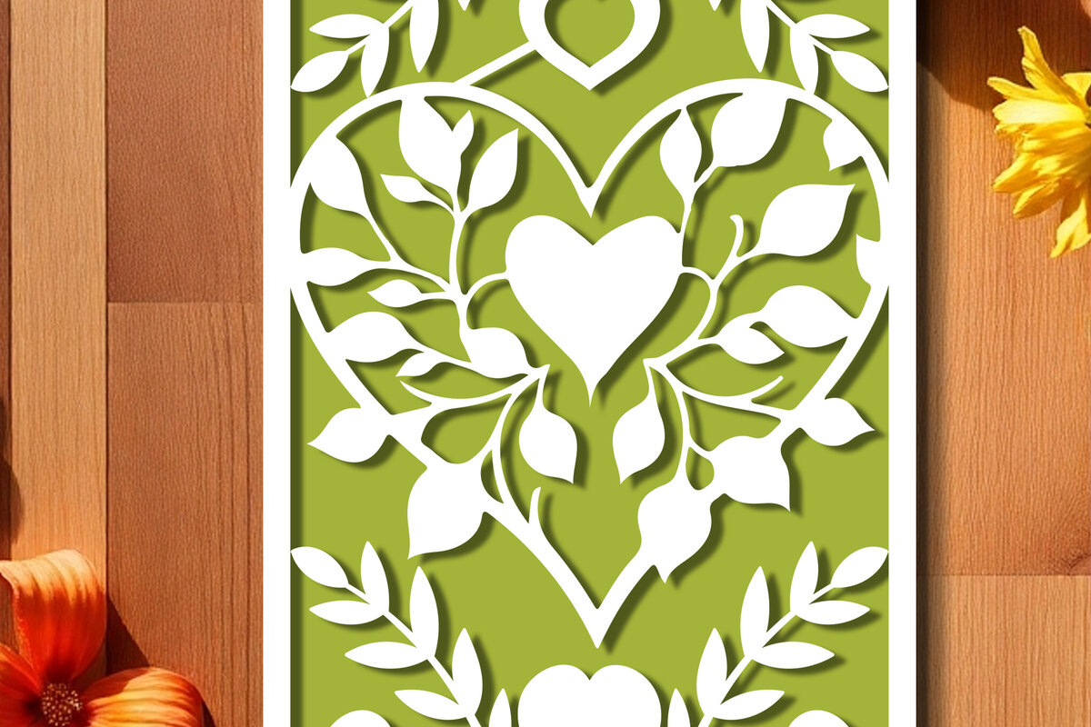 Intra απο ξύλο plywood 3mm-4mm πάχος – Κάρτα Βαλεντίνου με χαρτί Δίασταση  20x20 cm INTRAFABR-113587906