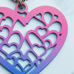 Intra απο ξύλο plywood 3mm-4mm πάχος – Κοπή χαρτιού Μπρελόκ για την ημέρα του Αγίου Βαλεντίνου Δίασταση  5x5 cm INTRAFABR-113980291