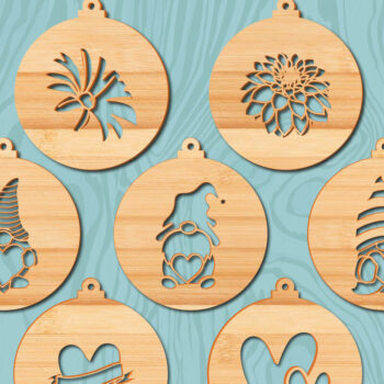 Intra απο ξύλο plywood 3mm-4mm πάχος – Δέσμη στολιδιών για Valentine’s Cut Paper Cut Δίασταση  20x20 cm INTRAFABR-21875048 - Image 1