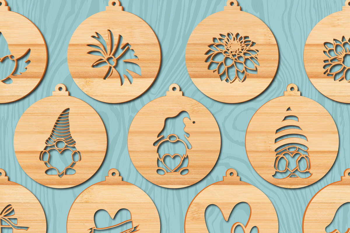 Intra απο ξύλο plywood 3mm-4mm πάχος – Δέσμη στολιδιών για Valentine’s Cut Paper Cut Δίασταση  20x20 cm INTRAFABR-21875048