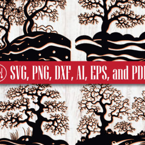 Intra απο ξύλο plywood 3mm-4mm πάχος – Πακέτο Paper Cut Vampire Vibes Δίασταση  20x20 cm INTRAFABR-81180228