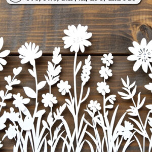 Intra απο ξύλο plywood 3mm-4mm πάχος – Paper Cut Wildflower Bundle Δίασταση  20x20 cm INTRAFABR-88354251