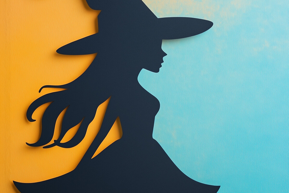 Intra απο ξύλο plywood 3mm-4mm πάχος – Αρχείο κοπής χαρτιού Witch Δίασταση  20x20 cm INTRAFABR-107765095