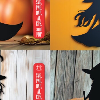 Intra απο ξύλο plywood 3mm-4mm πάχος – Paper Cut Witch Bundle Δίασταση  20x20 cm INTRAFABR-107765300 - Image 1