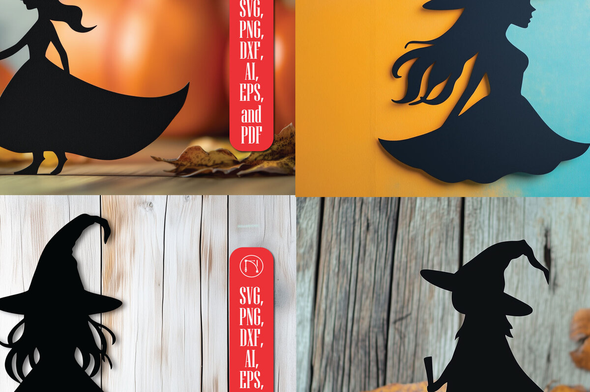 Intra απο ξύλο plywood 3mm-4mm πάχος – Paper Cut Witch Bundle Δίασταση  20x20 cm INTRAFABR-107765300