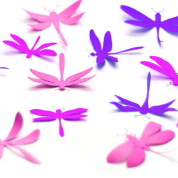 Intra απο ξύλο plywood 3mm-4mm πάχος – Χαρτί Dragonfly Δίασταση  20x20 cm INTRAFABR-25463190 - Image 4