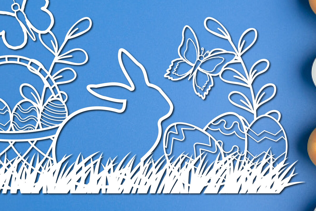 Intra απο ξύλο plywood 3mm-4mm πάχος – Κόψτε χαρτί/λέιζερ Πασχαλινή διακόσμηση Δίασταση  20x20 cm INTRAFABR-25873647