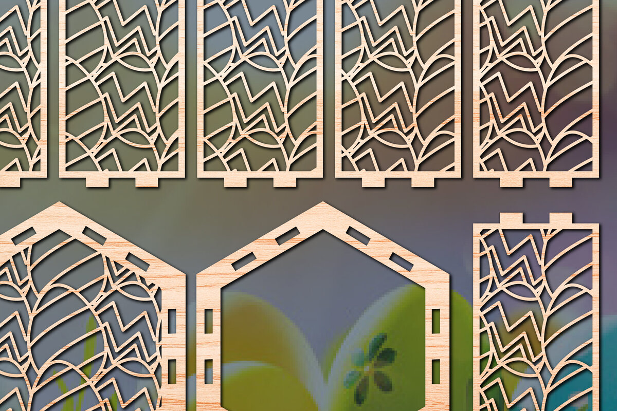 Intra απο ξύλο plywood 3mm-4mm πάχος – Χαρτί/λέιζερ Κόψιμο Πασχαλινό Φανάρι Δίασταση  20x20 cm INTRAFABR-56557422