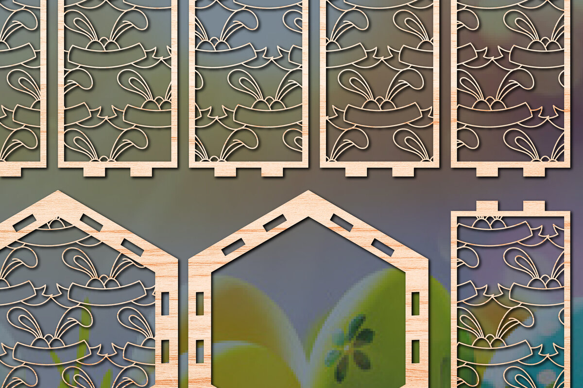 Intra απο ξύλο plywood 3mm-4mm πάχος – Χαρτί/λέιζερ Cut Tree of Life Lantern Δίασταση  20x20 cm INTRAFABR-56558714