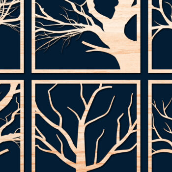 Intra απο ξύλο plywood 3mm-4mm πάχος – Πακέτο Cut Tree of Life από χαρτί/λέιζερ Δίασταση  20x20 cm INTRAFABR-56510358 - Image 3