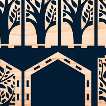 Intra απο ξύλο plywood 3mm-4mm πάχος – Πακέτο Cut Tree of Life από χαρτί/λέιζερ Δίασταση  20x20 cm INTRAFABR-56510358 - Image 5